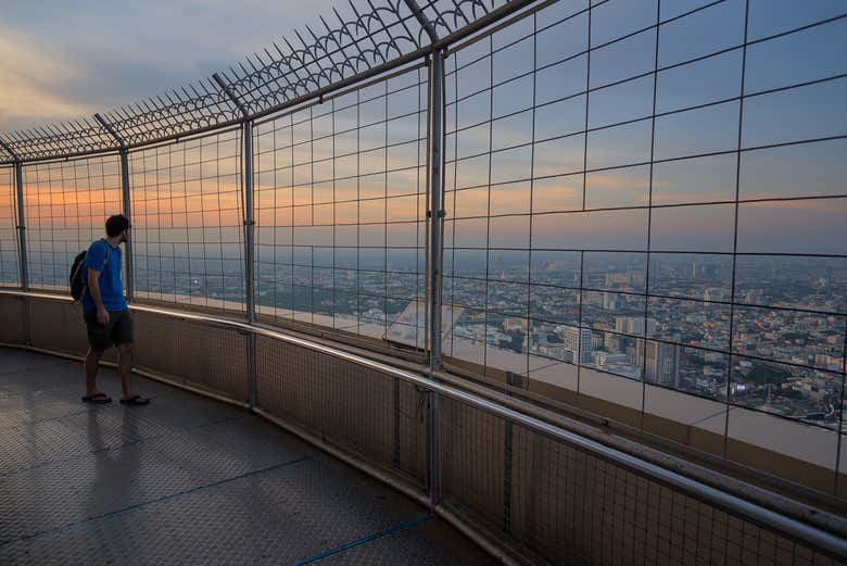 Mirador exterior del Baiyoke Sky Hotel