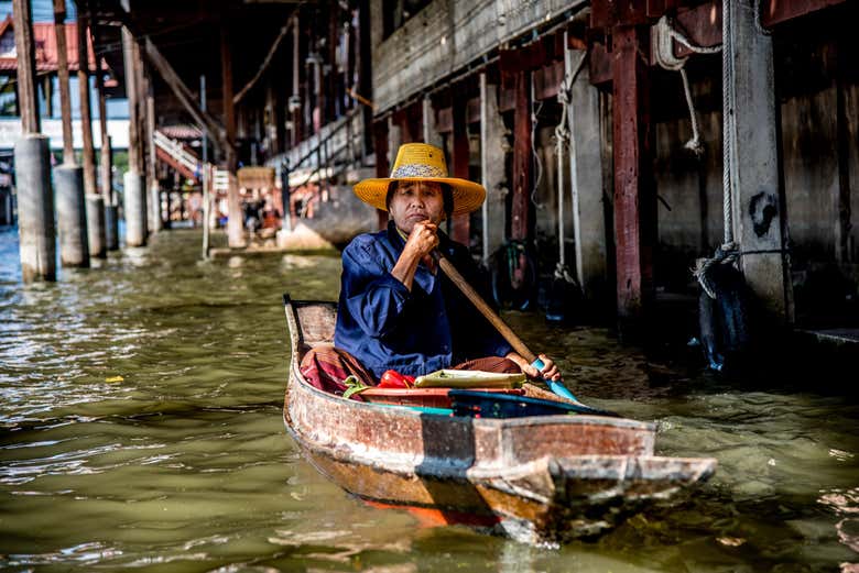 Mercado flotante Damnoen Saduak 